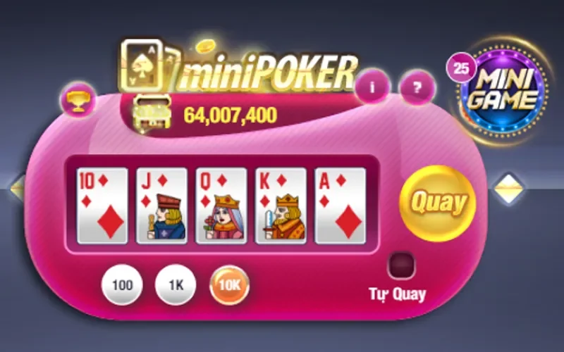 Mini Poker là trò chơi gì?